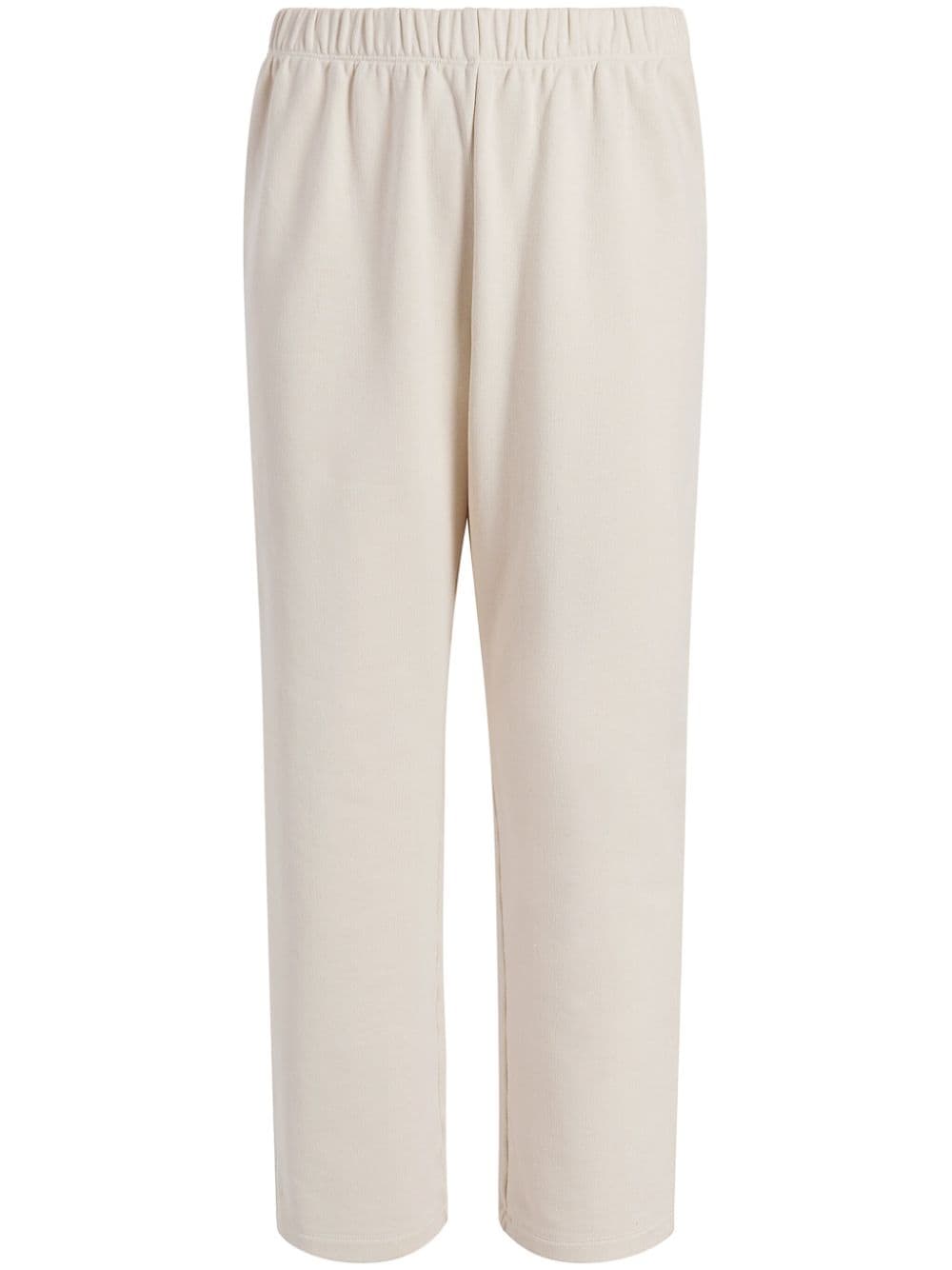 Another Tomorrow mid-rise cropped track pants - Neutrals von Another Tomorrow