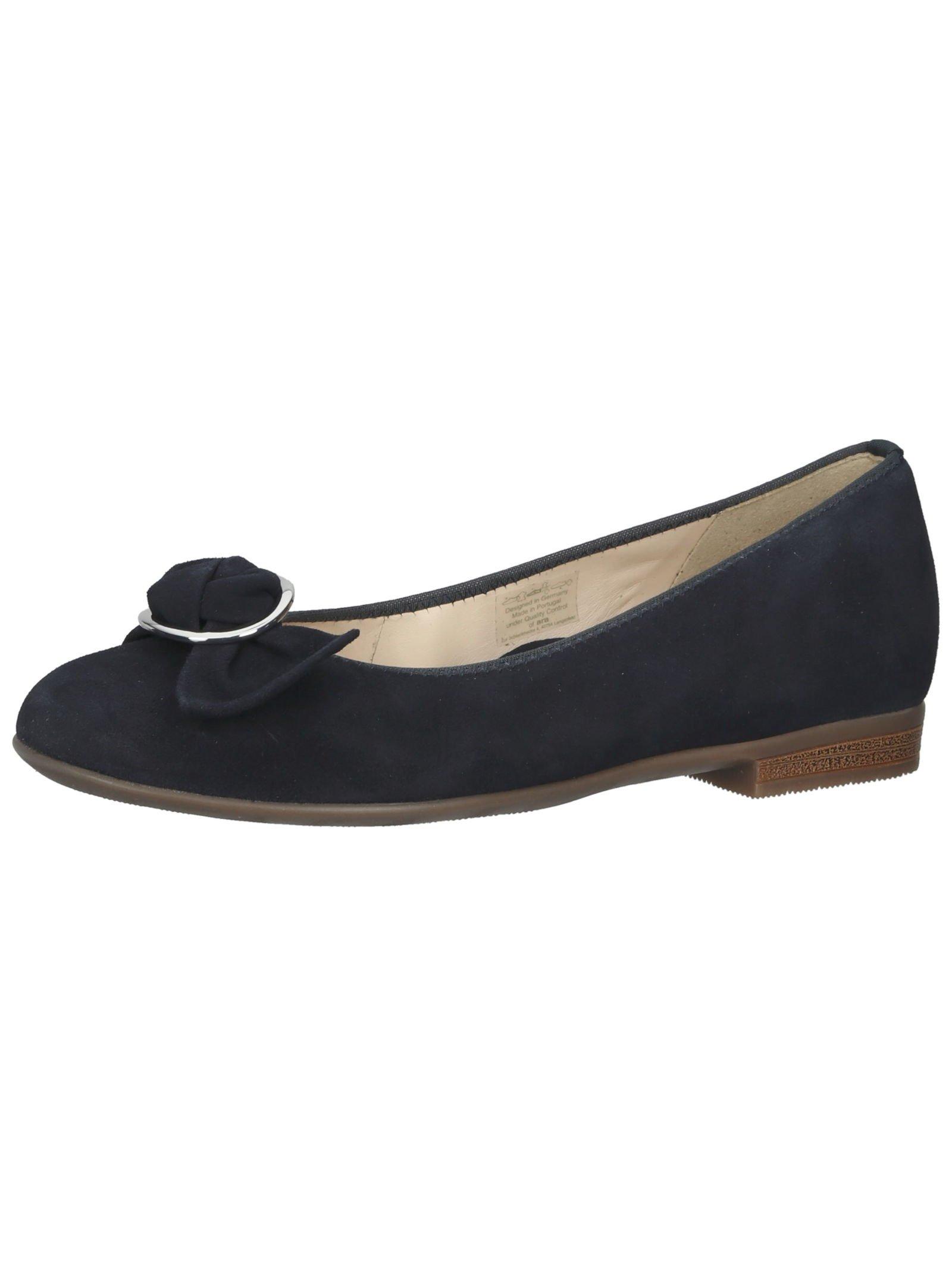 Ballerinas 12-31340 Damen Blau 37 von ara