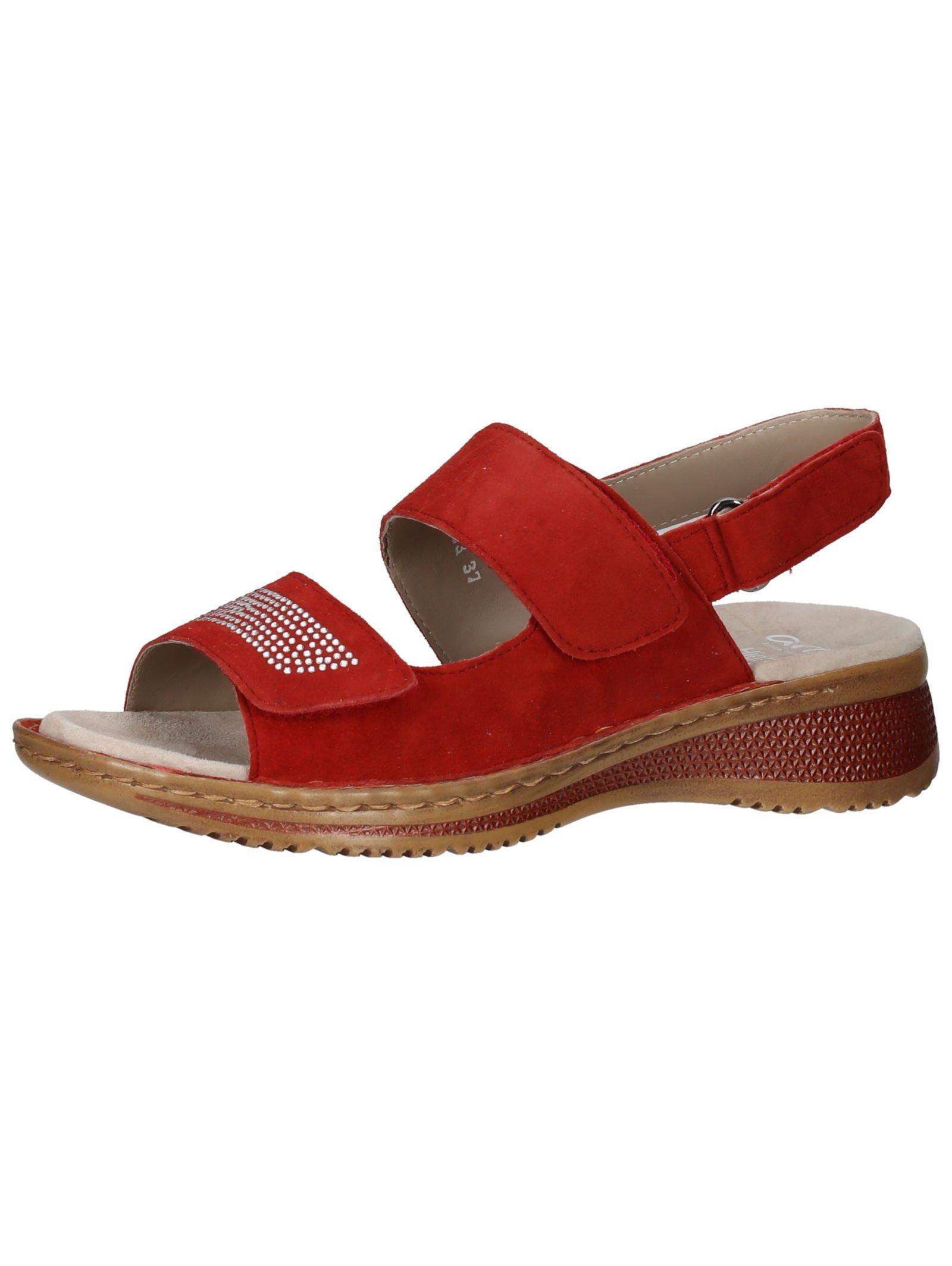 Sandalen Damen Rot Bunt 38 von ara