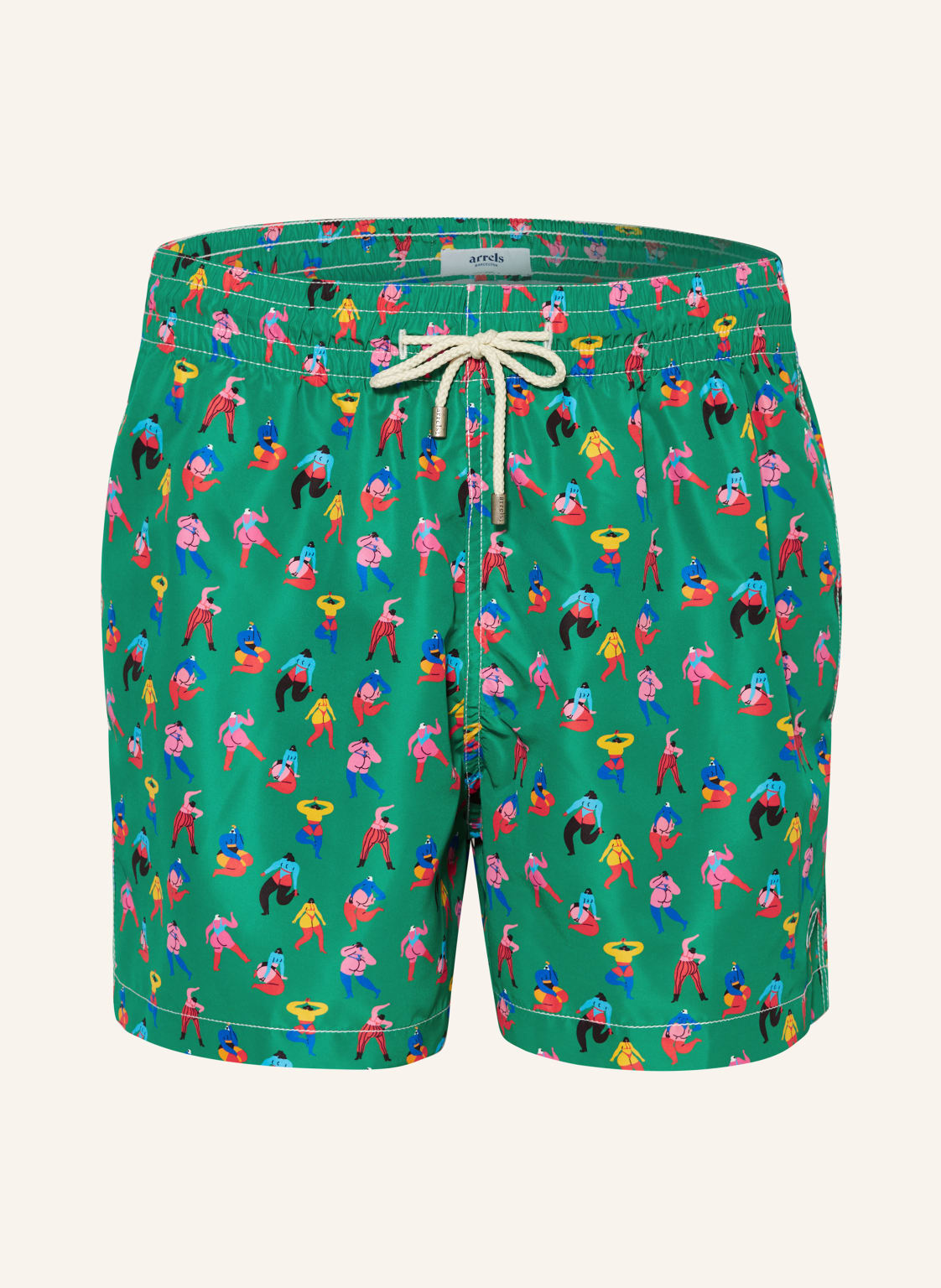 Arrels Barcelona Badeshorts Green Fun Girls × Egle Zvirblyte gruen von arrels BARCELONA