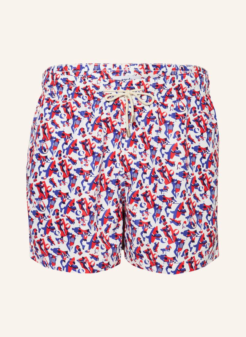 Arrels Barcelona Badeshorts Red Rush Hour × Malika Favre rot von arrels BARCELONA