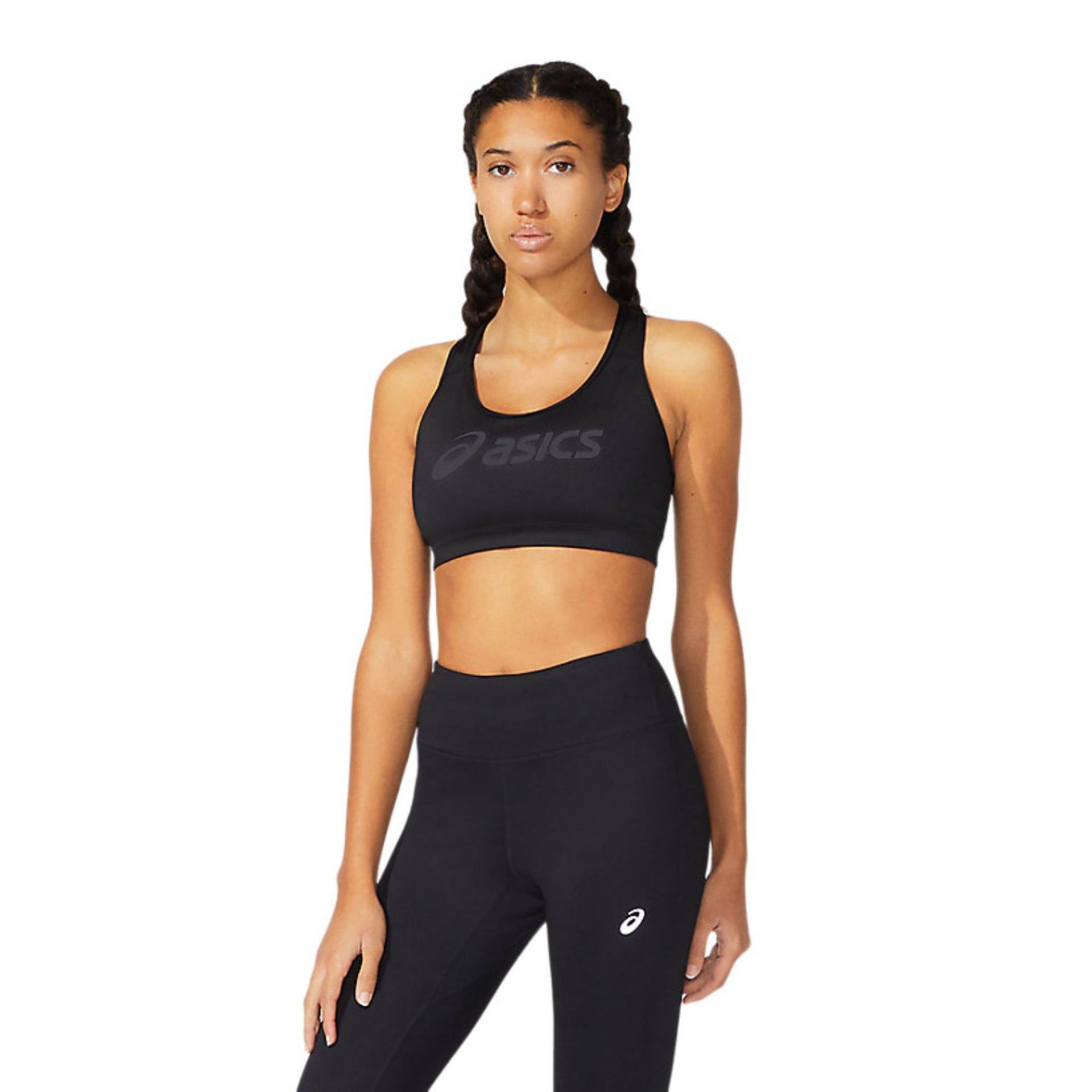 Crop Top Unisex Black L von asics