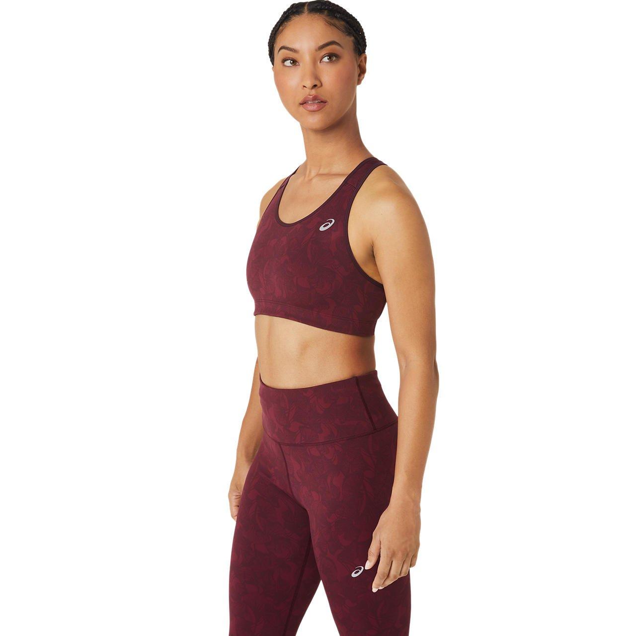 Jacquard Run Bra Deep Mars Damen  XS von asics