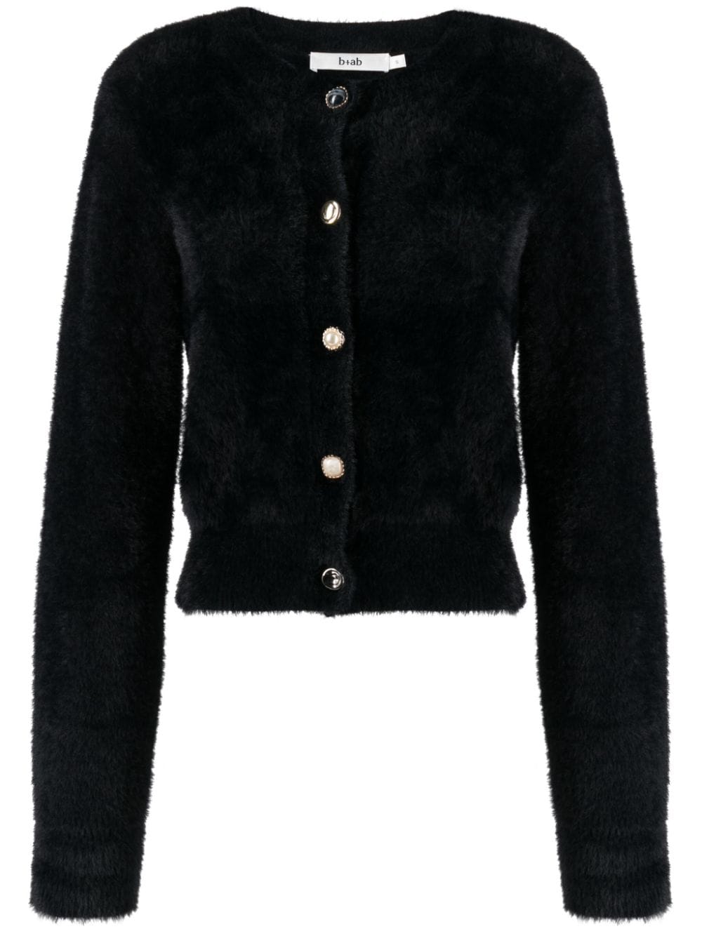 b+ab brushed knitted cardigan - Black von b+ab