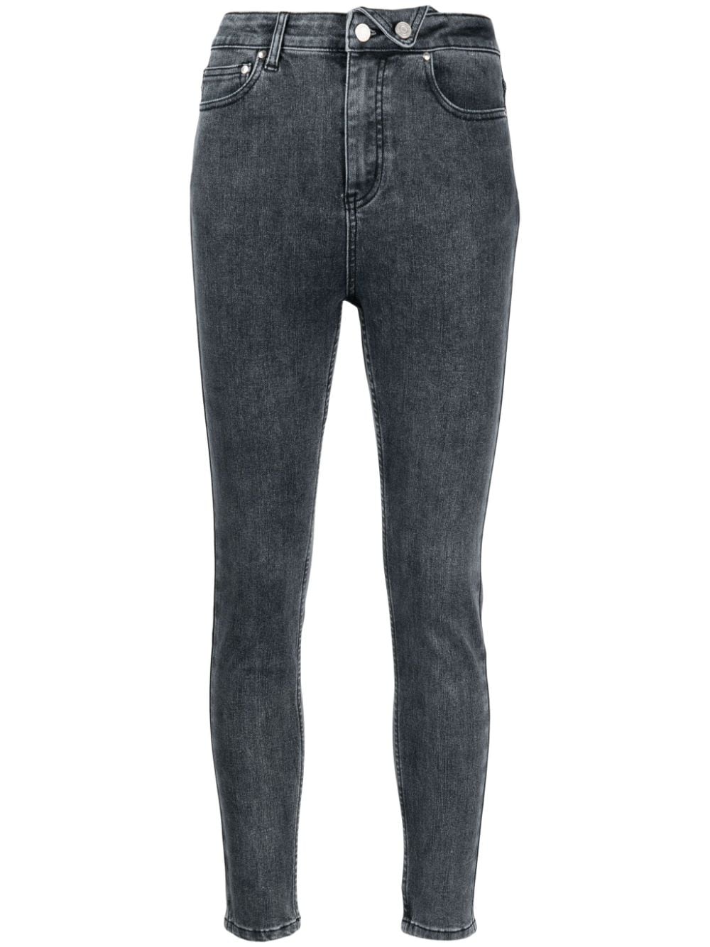 b+ab low-rise skinny-cut jeans - Black von b+ab