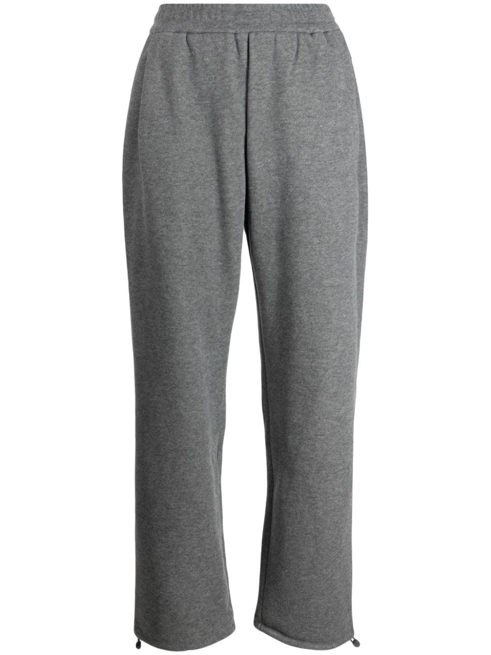 b+ab mélange wide-leg track pants - Grey von b+ab