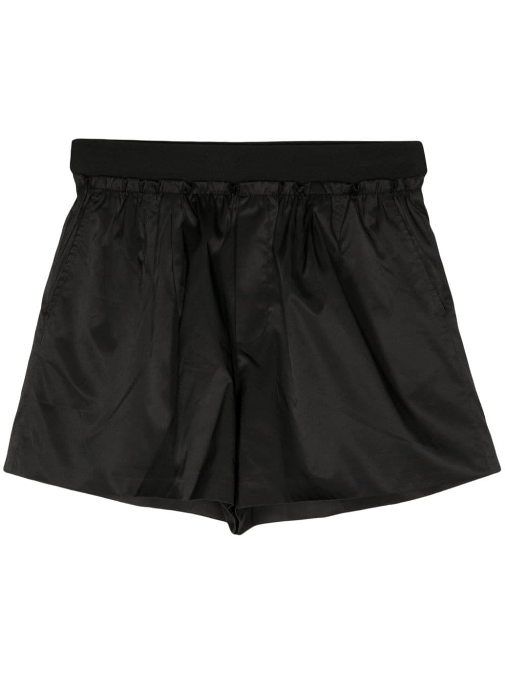 b+ab plissé effect shorts - Black von b+ab