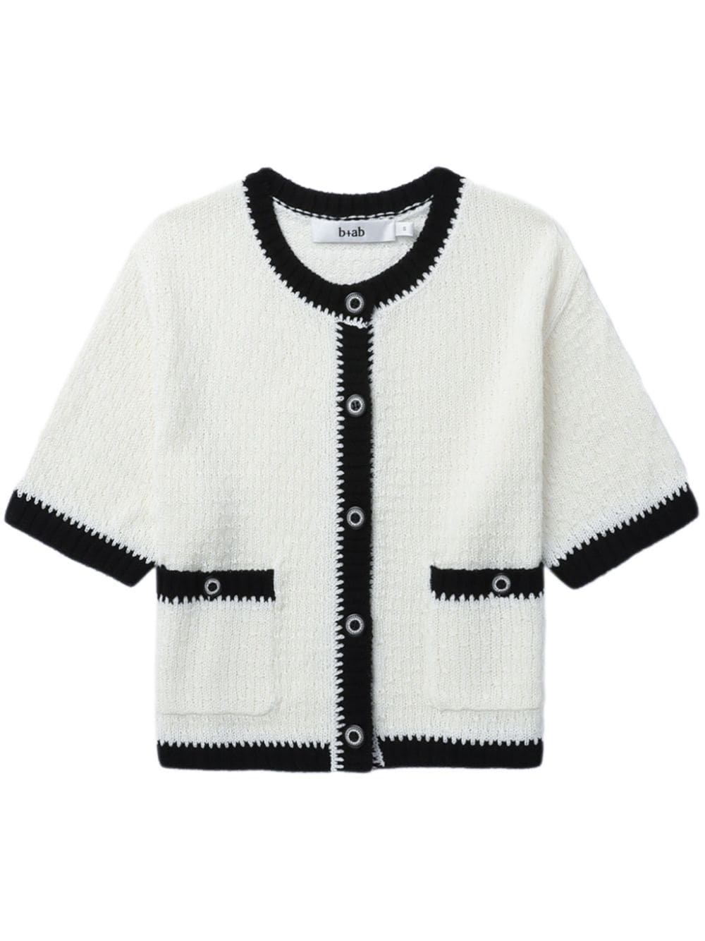 b+ab pointelle-knit cardigan - White von b+ab