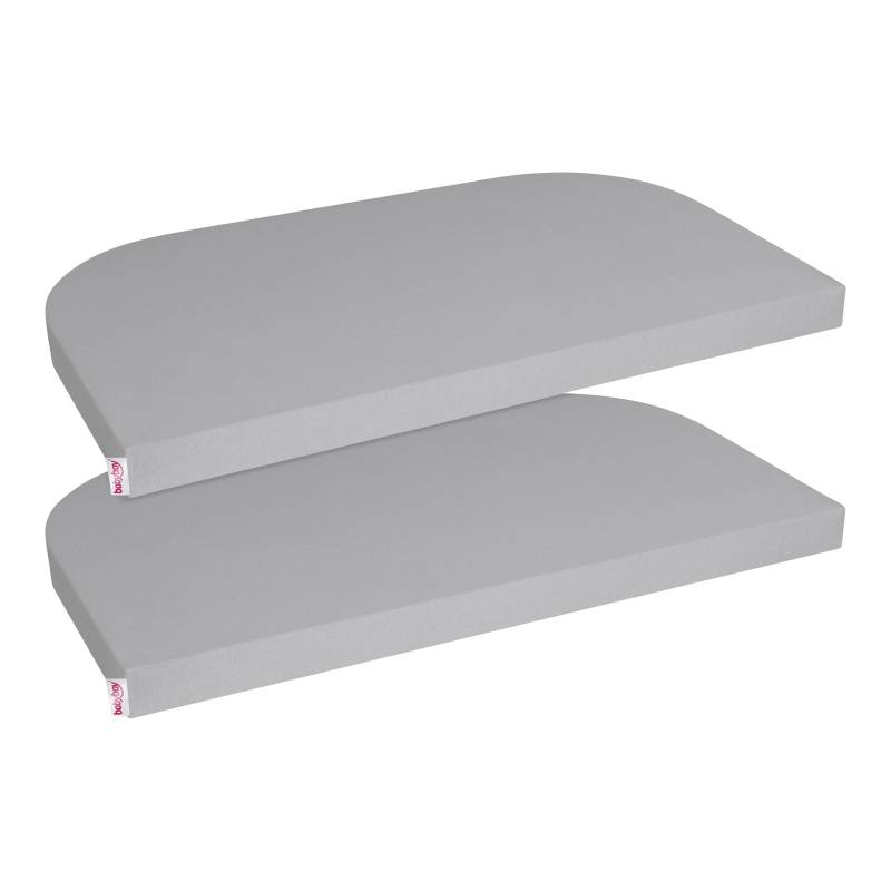 2er-Pack Jersey-Spannbetttücher Deluxe für Beistellbett Maxi, Midi, Boxspring, Comfort und Comfort Plus von babybay