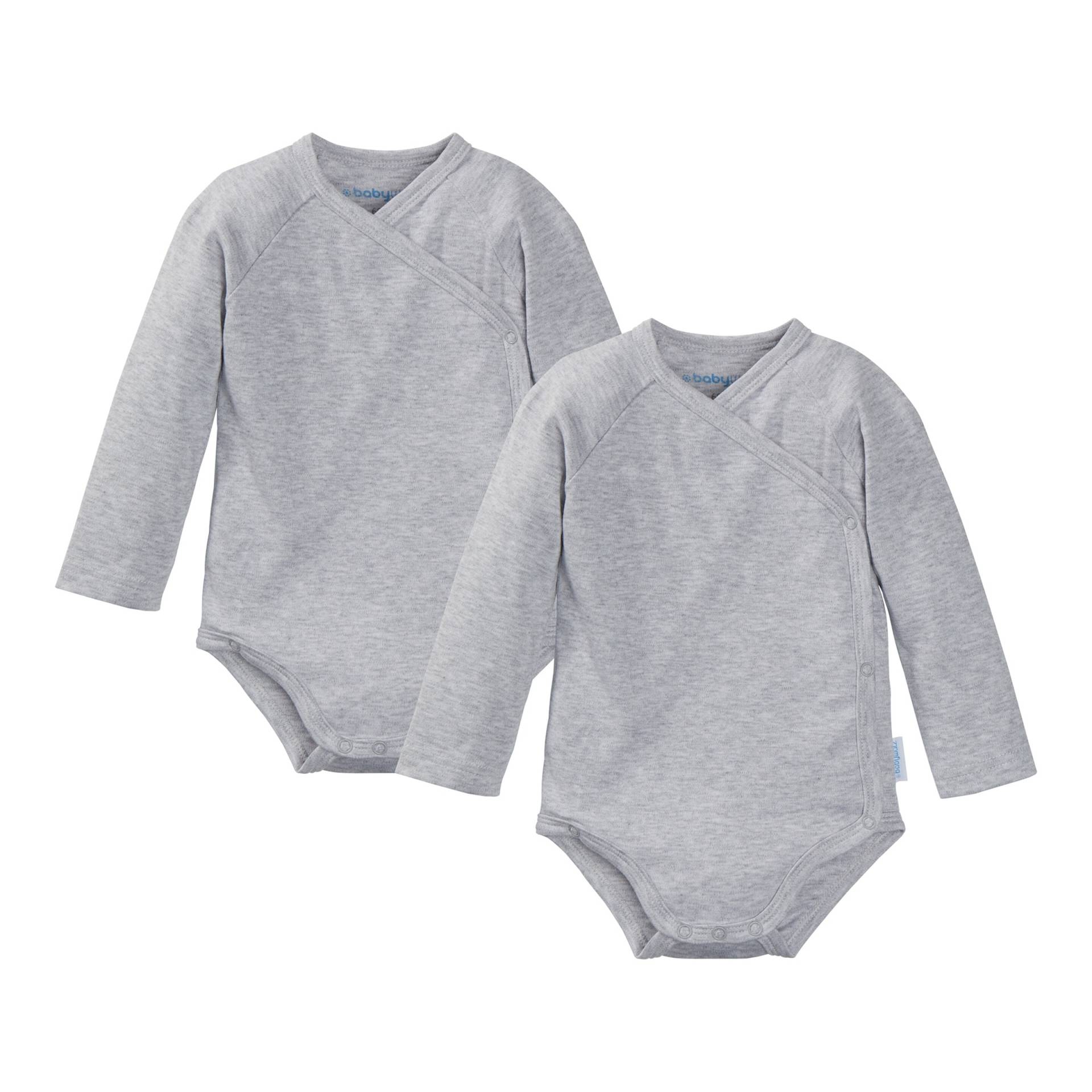 2er-Pack Wickelbodys langarm 2er-Pack Wickelbodys langarm von baby-walz