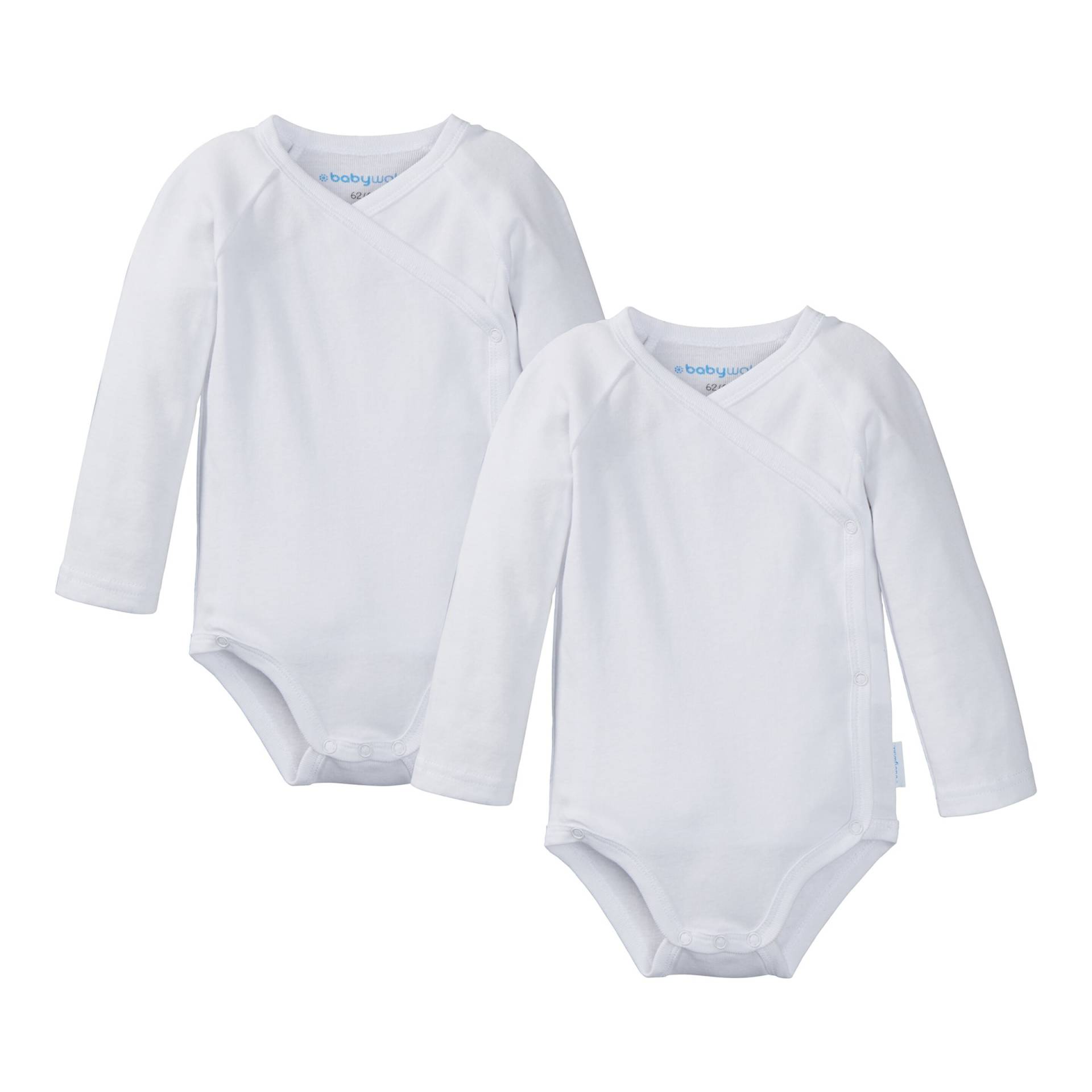 2er-Pack Wickelbodys langarm 2er-Pack Wickelbodys langarm von baby-walz