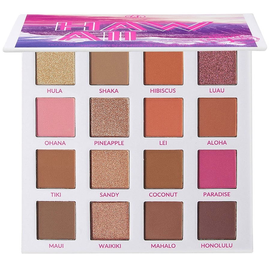 bh Cosmetics  bh Cosmetics Hangin' in Hawaii - 16 Color Shadow Palette lidschatten 16.0 g von bh Cosmetics