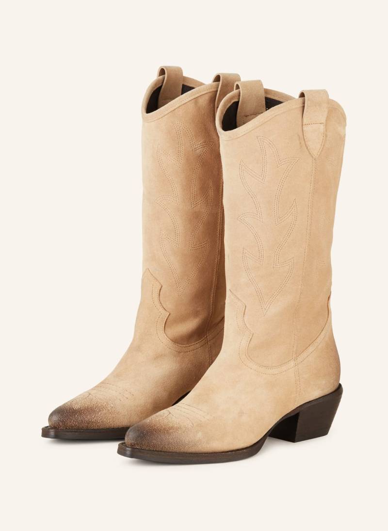 Billi Bi Cowboy Boots beige von billi bi