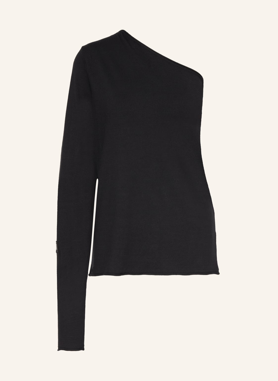 Black Palms One-Shoulder-Pullover Marci schwarz von black palms