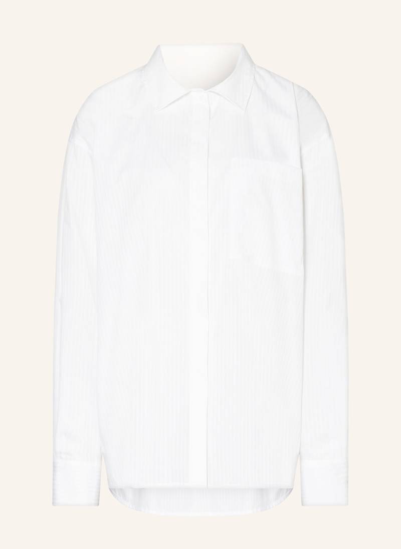 Black Palms Oversized-Hemdbluse weiss von black palms