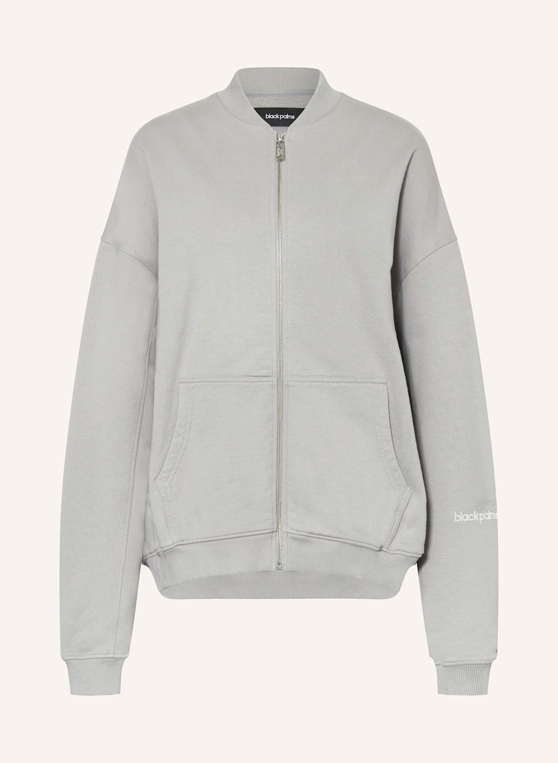 Black Palms Oversized-Sweatjacke Honey 1.0 grau von black palms
