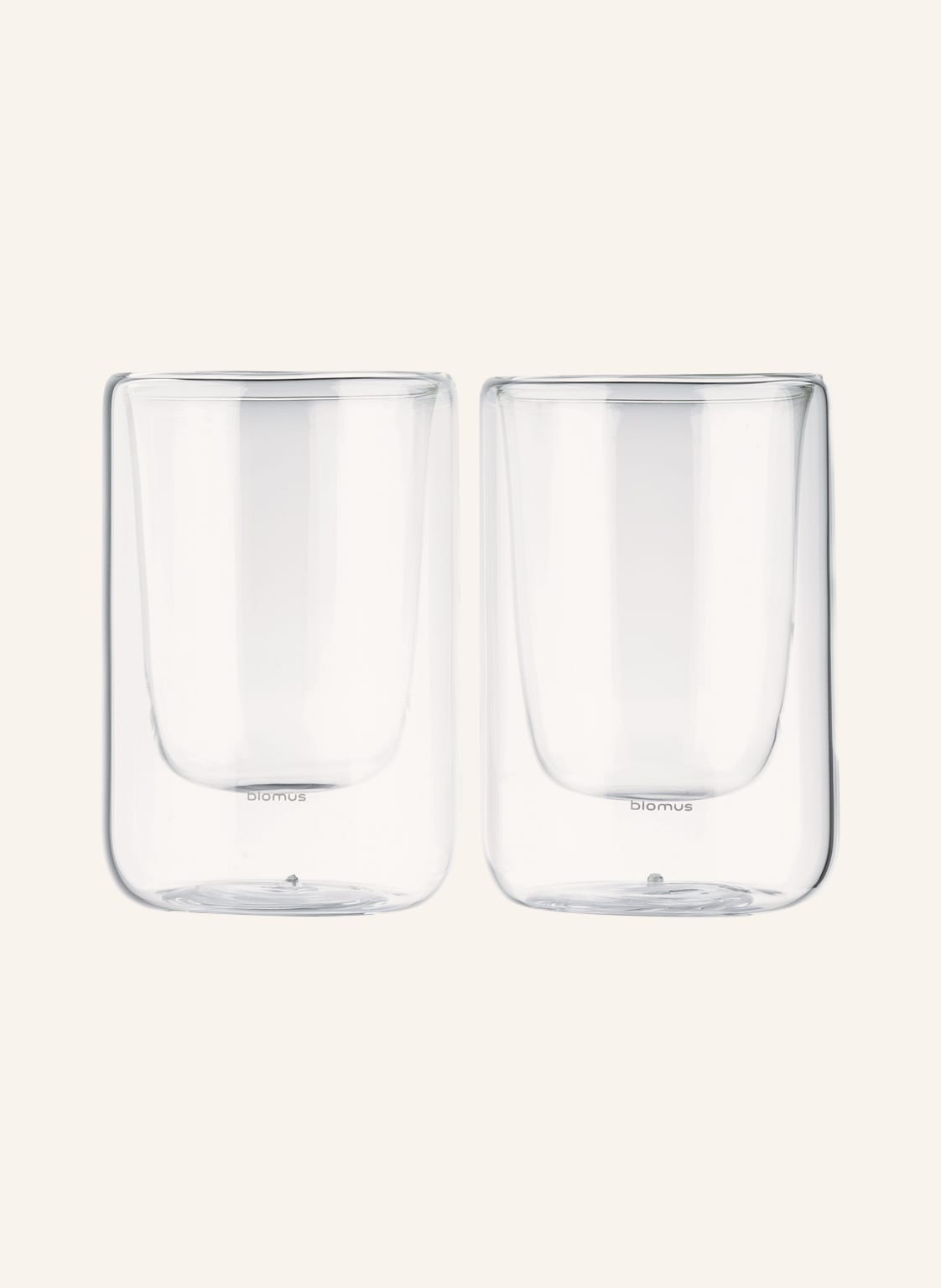 Blomus 2er-Set Thermogläser Nero transparent Blomus 2er-Set Thermogläser Nero transparent von blomus