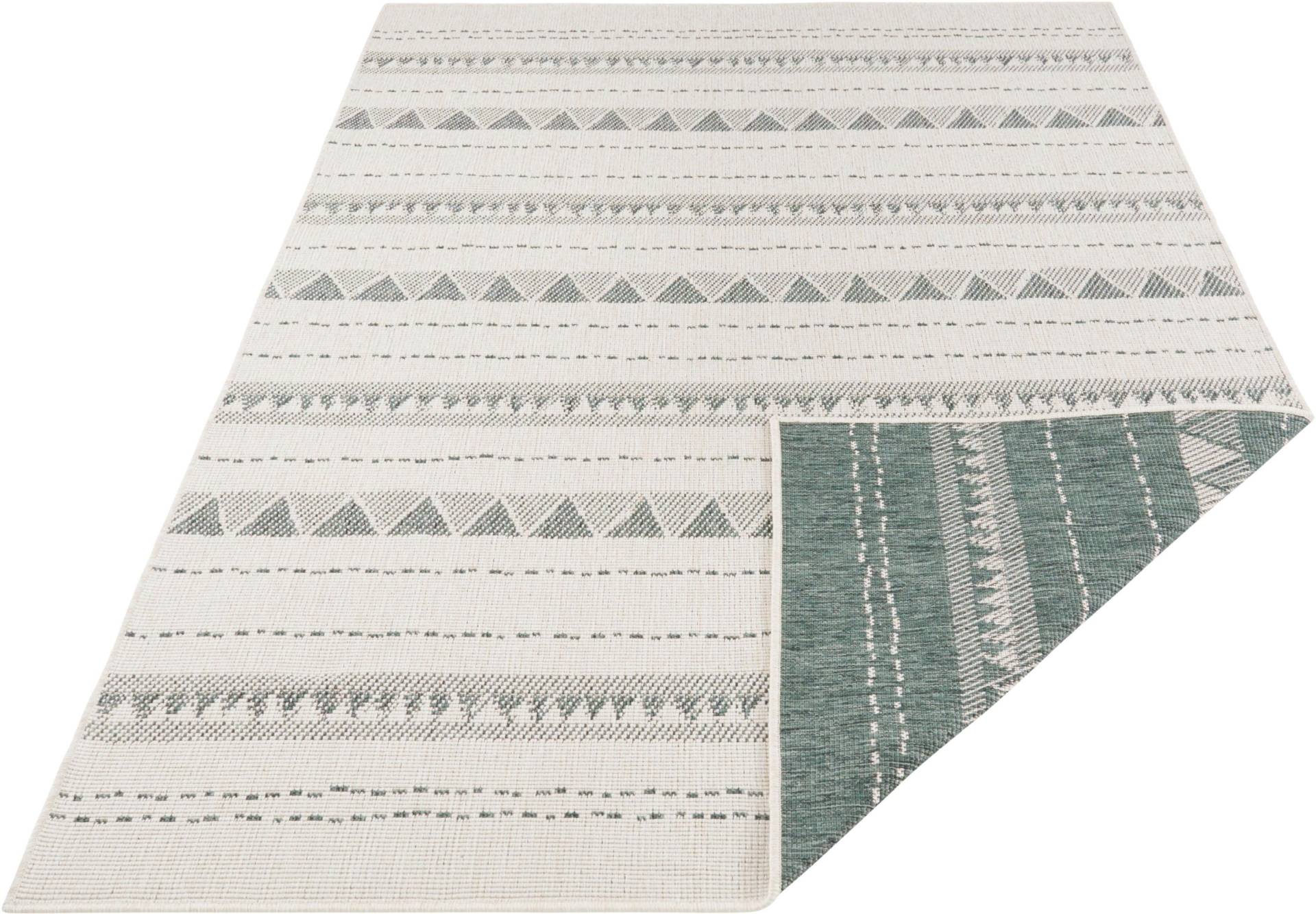 NORTHRUGS Teppich »Bahamas Wendeteppich«, rechteckig, In-& Outdoor, Wetterfest, Balkon, Garten, Wohnzimmer, Wasserfest von NORTHRUGS