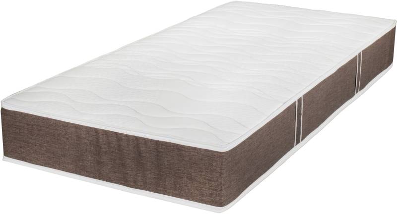 Breckle Northeim Boxspringmatratze »TFK 1000 Variant«, 25 cm hoch, Raumgewicht: 28 kg/m³, 1000 Federn, (1 St.), 7-Zonen Tonnentaschenfederkern, mit farbigem Border, Made in Germany von Breckle Northeim