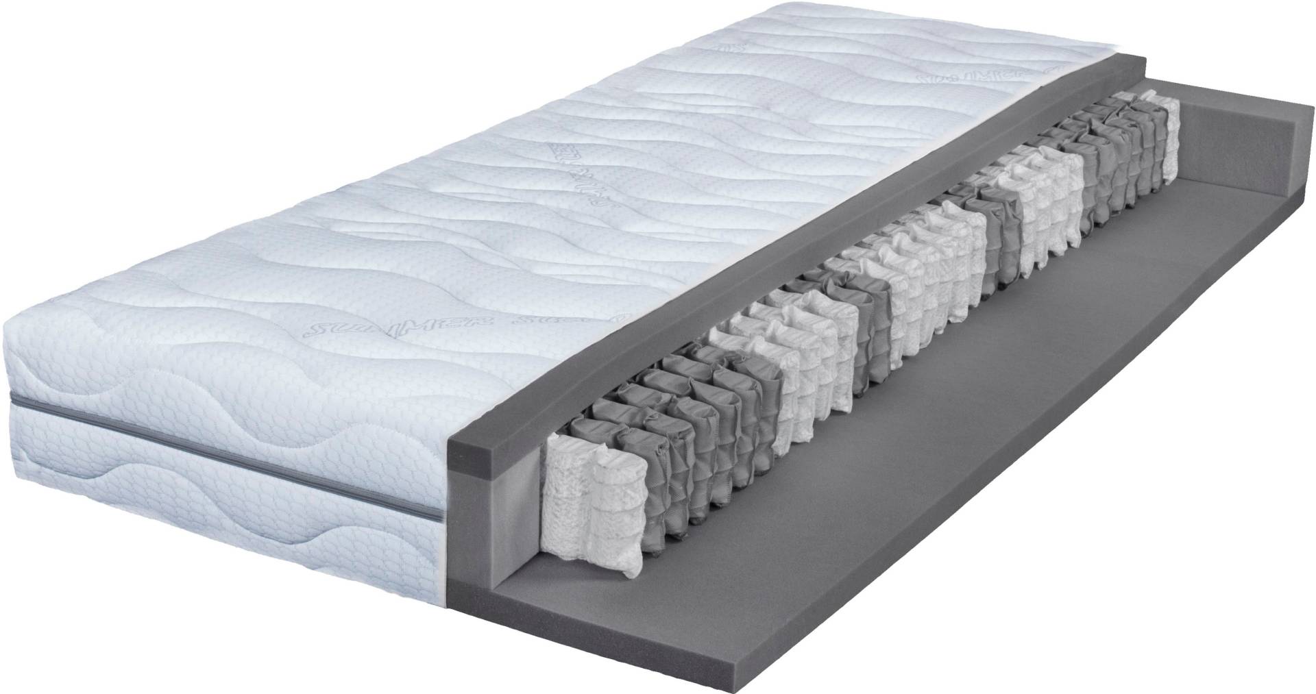 Breckle Northeim Taschenfederkernmatratze »Seasonsleep TFK 500«, 22 cm hoch, 530 Federn, (1 St.) von Breckle Northeim