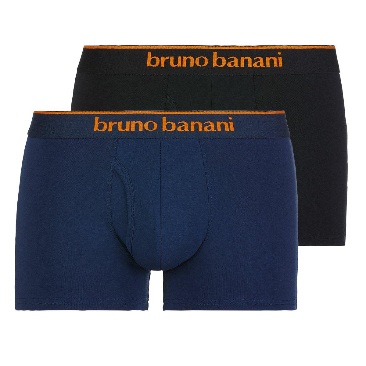 2er Pack Quick Access - Retro Short Pant Herren Blau S von bruno banani