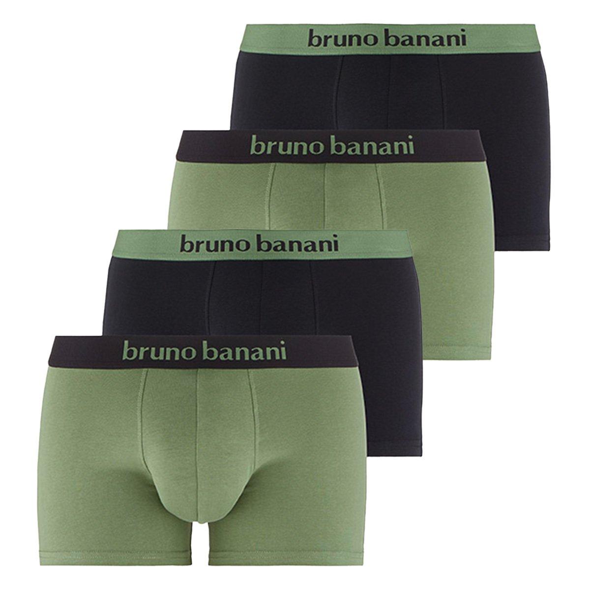 4er Pack Flowing - Retro Short Pant Herren Grün 3XL von bruno banani