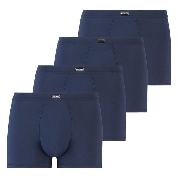 4er Pack Micro Simply - Pants Short Herren Blau Denim XL von bruno banani