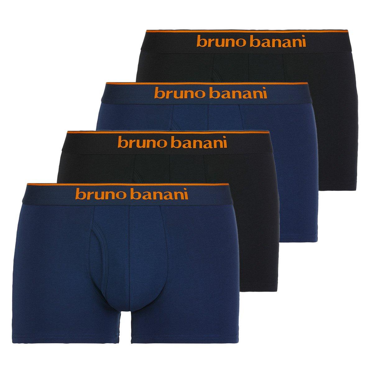 4er Pack Quick Access - Retro Short Pant Herren Blau XXL von bruno banani