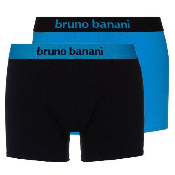 2er Pack Flowing - Short - Pants Herren Blau M von bruno banani