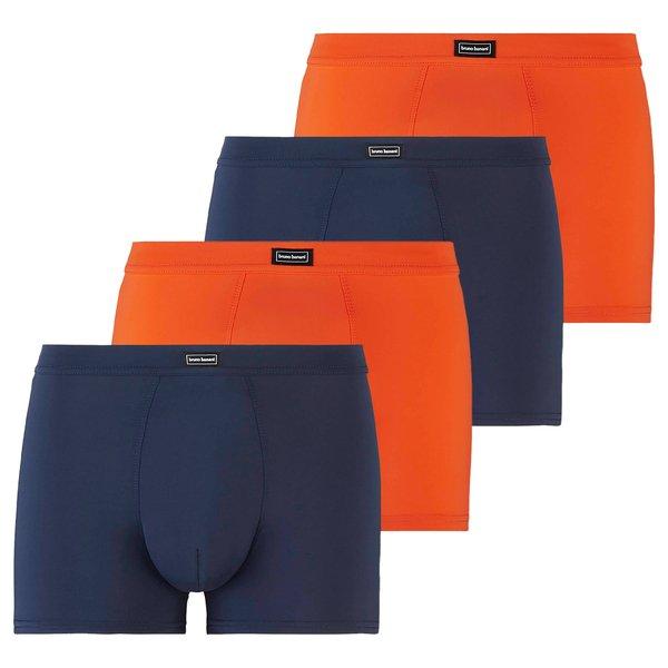 4er Pack Micro Simply - Pants Short Herren Dunkelorange M von bruno banani