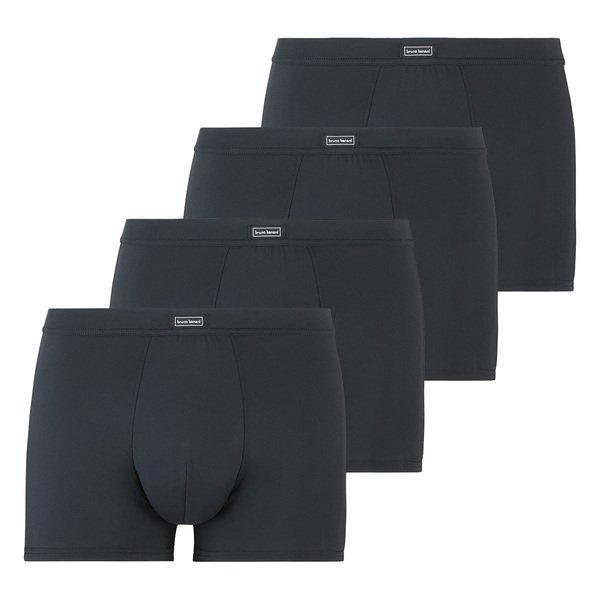 4er Pack Micro Simply - Pants Short Herren Schwarz S von bruno banani