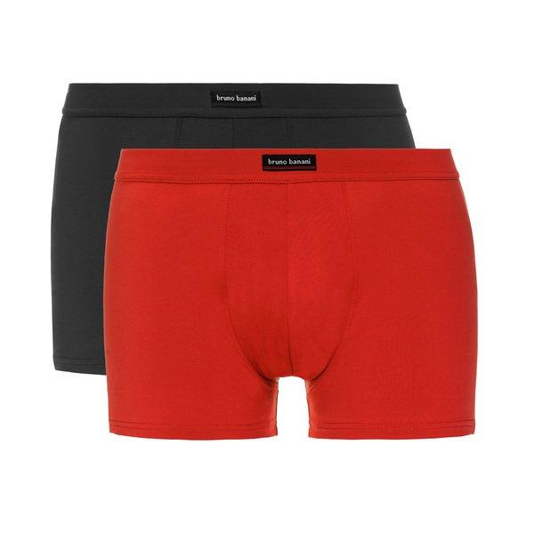 Boxershort 2er Pack Bequem Sitzend Herren Grau S von bruno banani