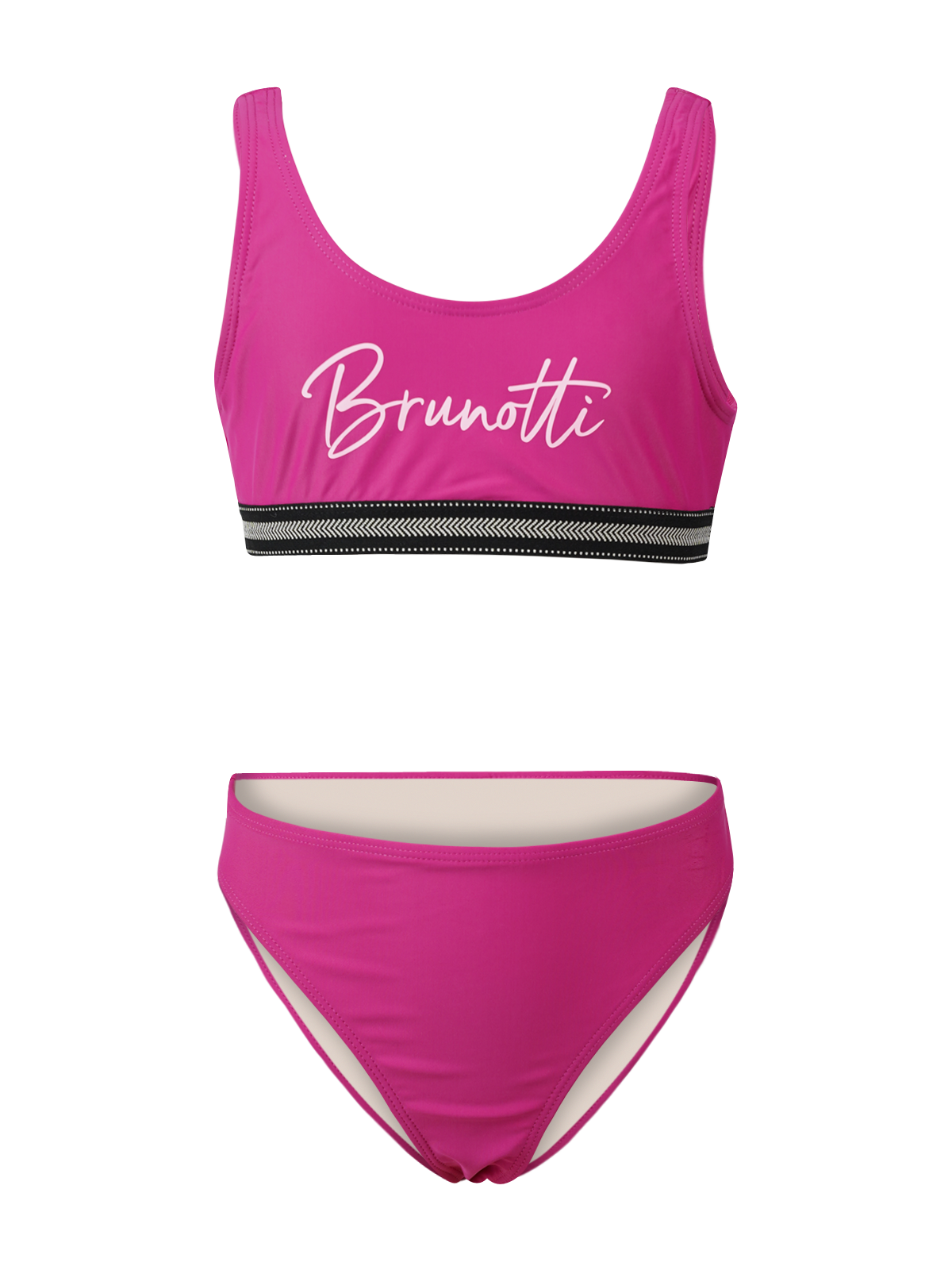 Brunotti Bustier-Bikini, (Set, 2 St.), mit kontrastfarbenen Bund von brunotti