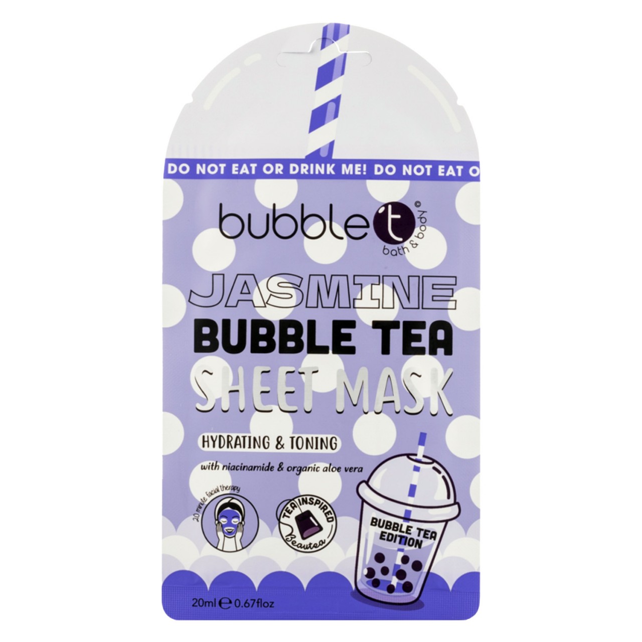 bubble t - Face Sheet Mask Jasmine bubble t - Face Sheet Mask Jasmine von bubble t