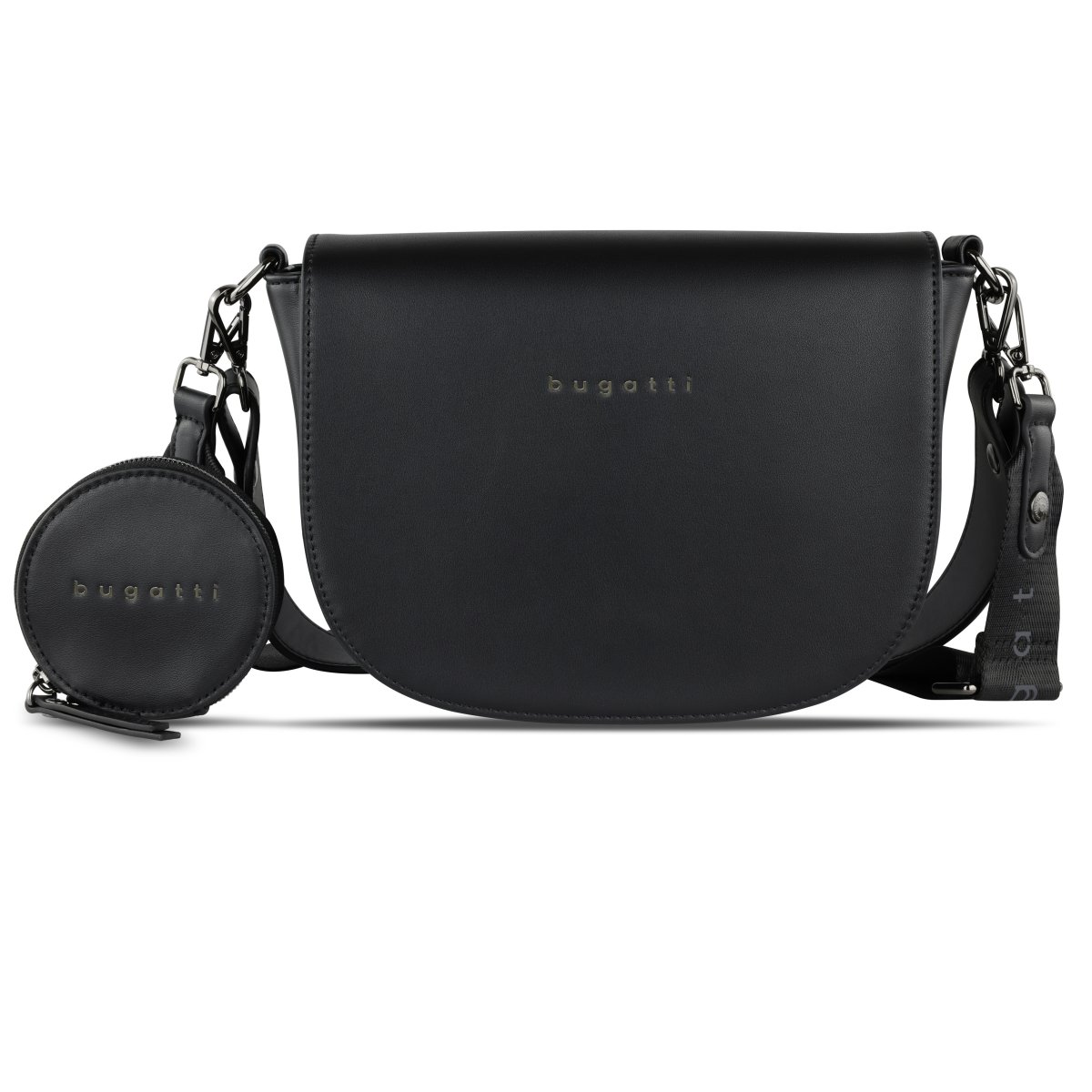 Almata Schultertasche M Schwarz Almata Schultertasche M Schwarz von bugatti
