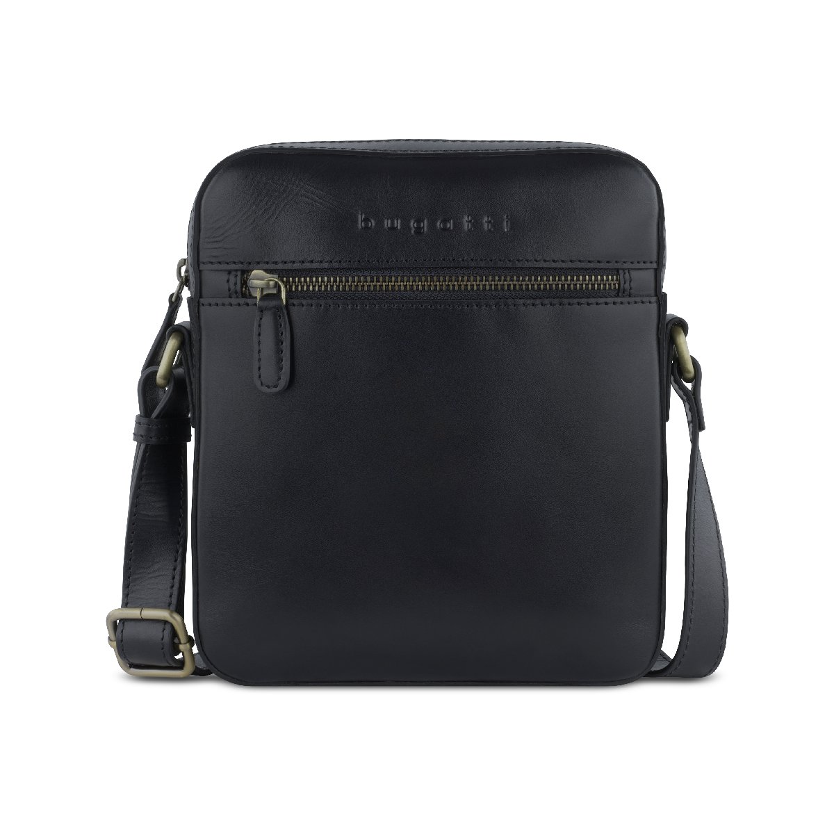 Remo Schultertasche klein mit Aussentasche in Schwarz Remo Schultertasche klein mit Aussentasche in Schwarz von bugatti