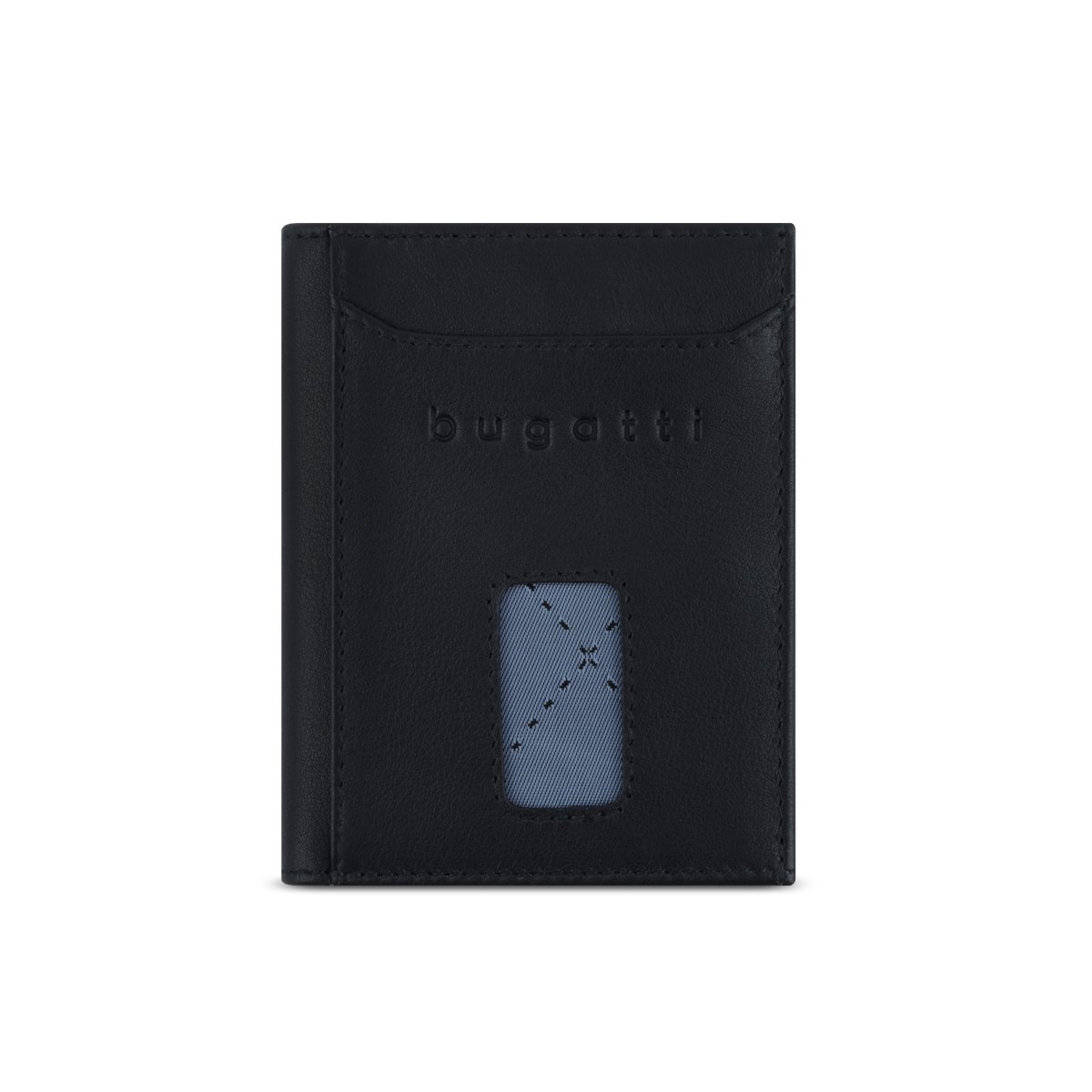 Secure Slim - RFID Kreditkartenhalter in Nappa Schwarz Secure Slim - RFID Kreditkartenhalter in Nappa Schwarz von bugatti