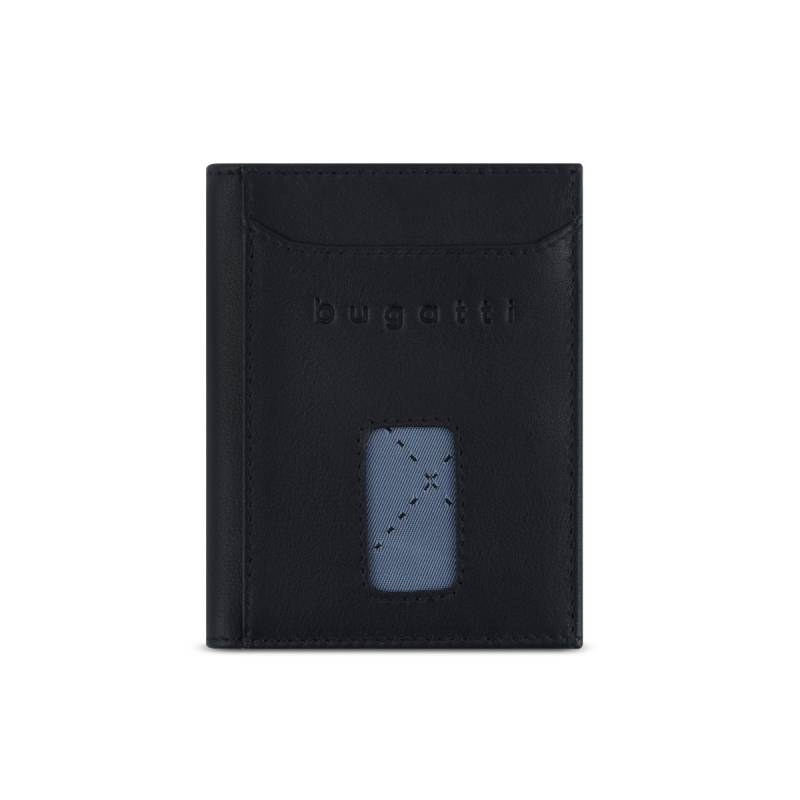 Secure Slim - RFID Kreditkartenhalter in Nappa Schwarz von bugatti