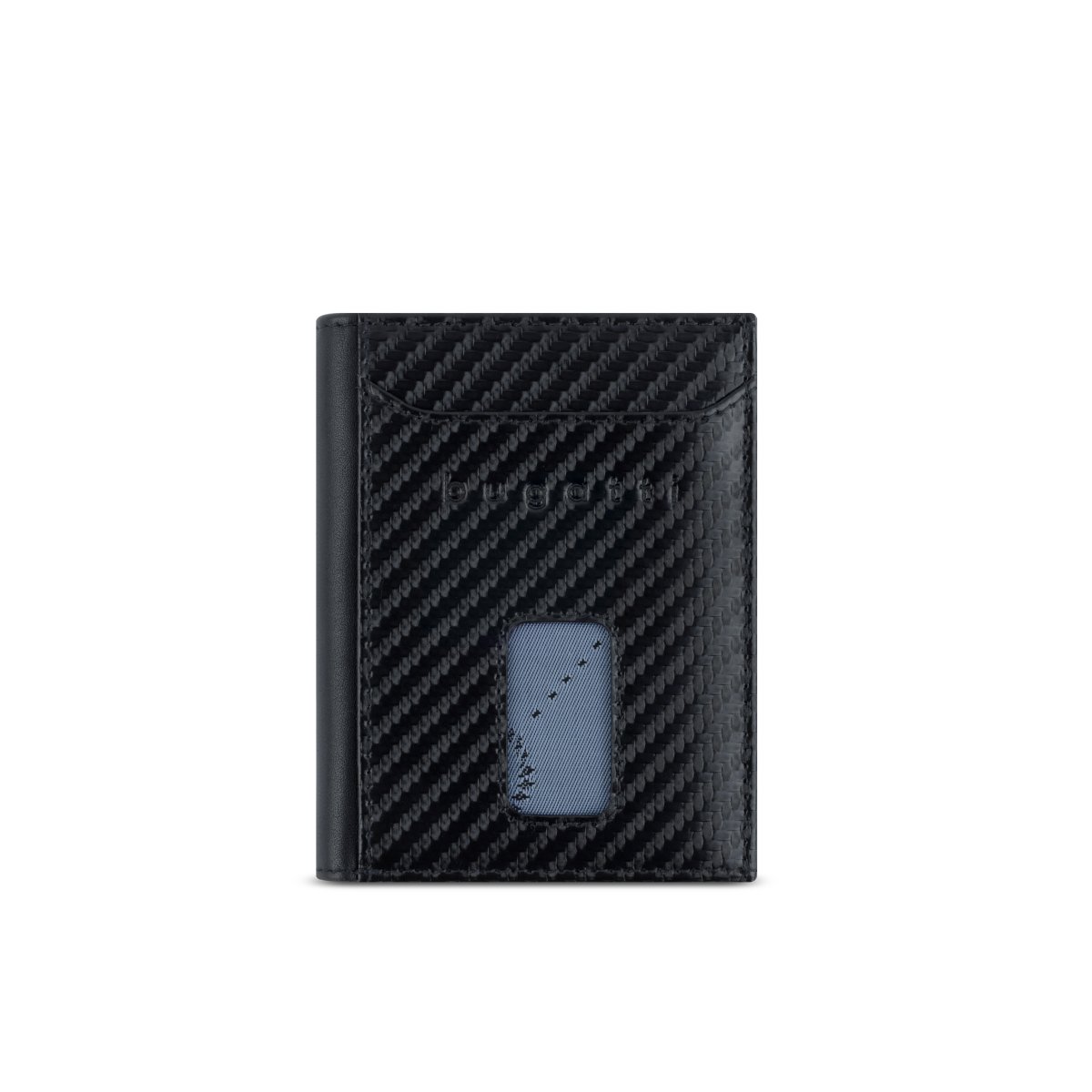 Secure Slim - RFID Kreditkartenhalter mit Wiener Münzfach Comet Schwarz Secure Slim - RFID Kreditkartenhalter mit Wiener Münzfach Comet Schwarz von bugatti