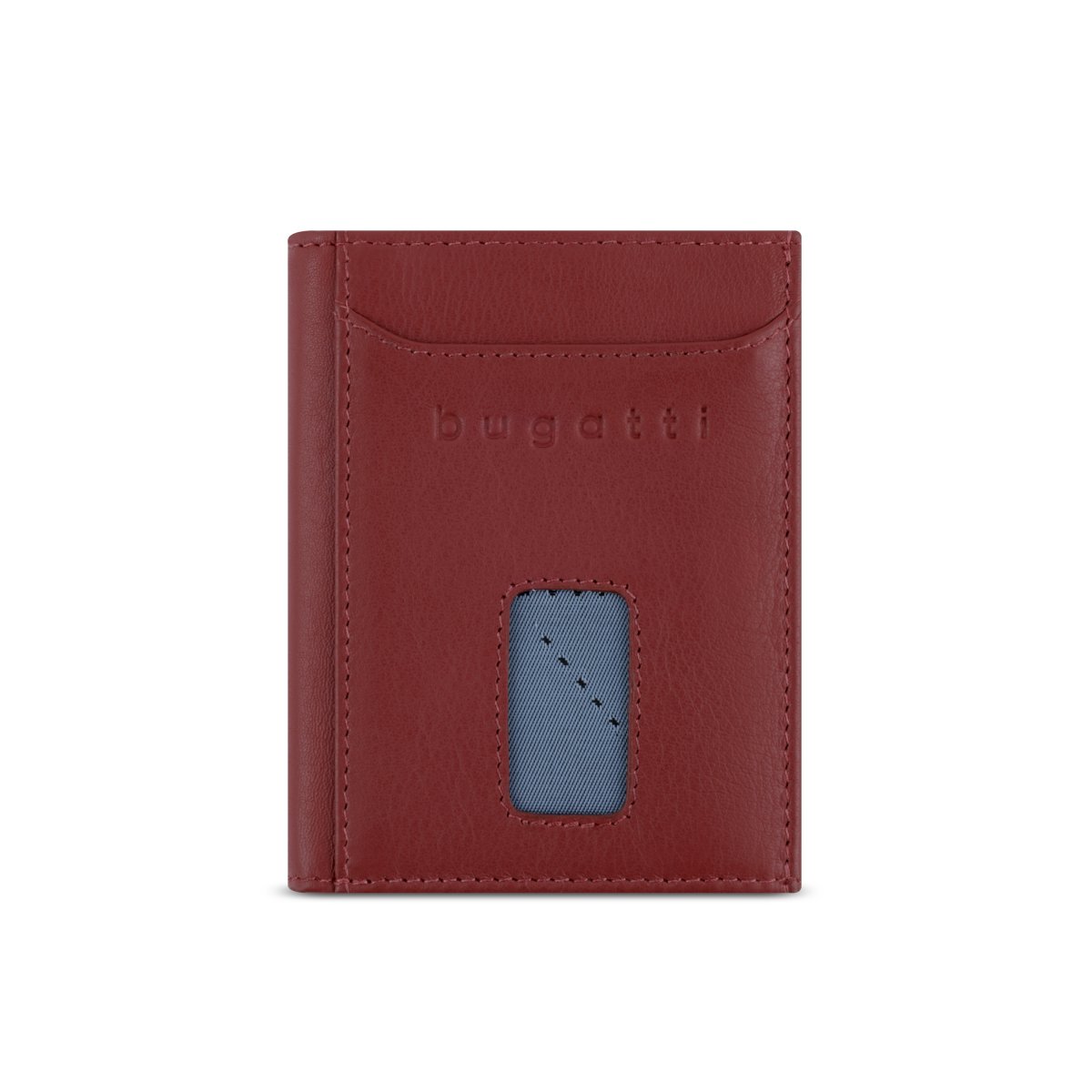 Secure Slim - RFID Kreditkartenhalter mit Wiener Münzfach Rot Secure Slim - RFID Kreditkartenhalter mit Wiener Münzfach Rot von bugatti