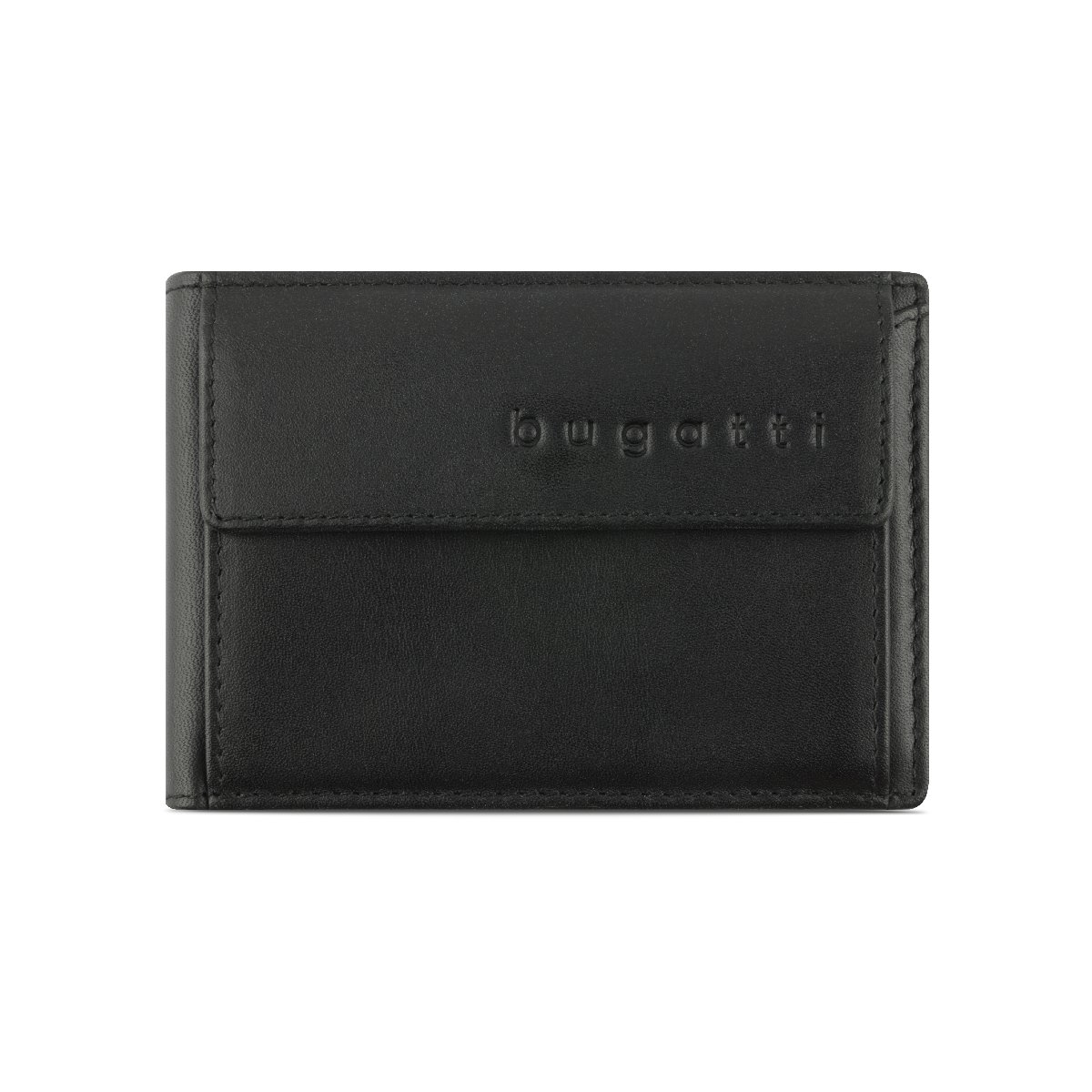 Super Slim - Portemonnaie Mini in Schwarz Super Slim - Portemonnaie Mini in Schwarz von bugatti