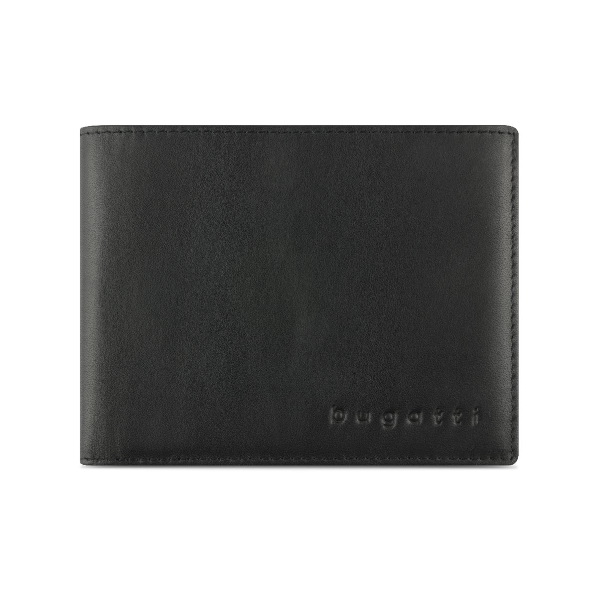 Super Slim - Portemonnaie Querformat in Schwarz Super Slim - Portemonnaie Querformat in Schwarz von bugatti