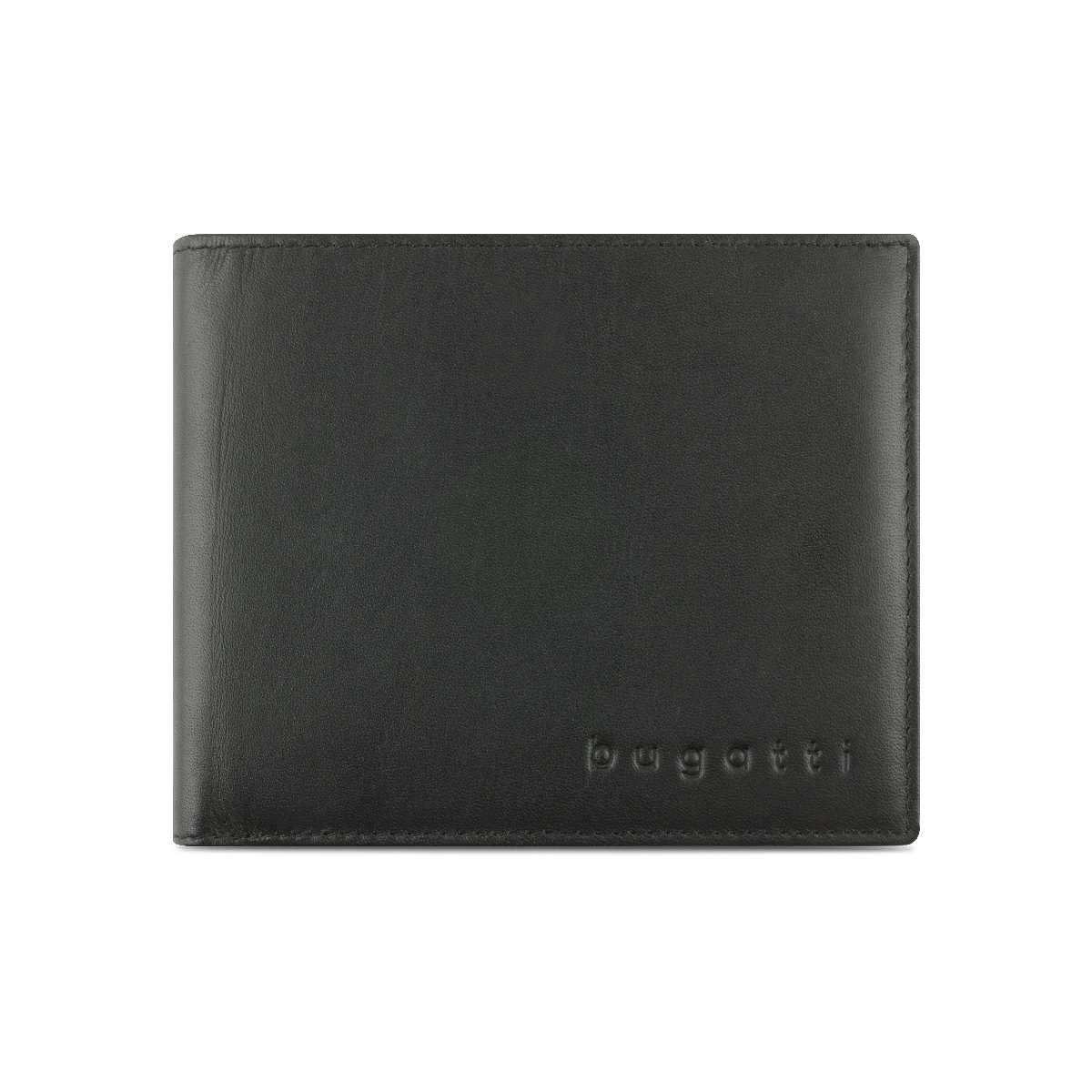 Super Slim - Portemonnaie Querformat mit Klappe in Schwarz Super Slim - Portemonnaie Querformat mit Klappe in Schwarz von bugatti