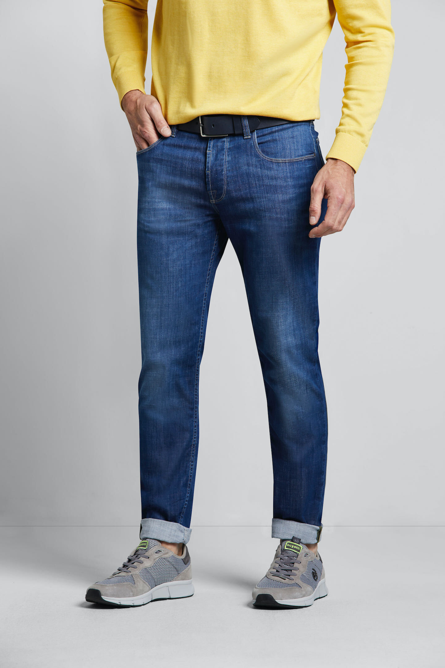 bugatti 5-Pocket-Jeans, mit Used-Waschung von bugatti