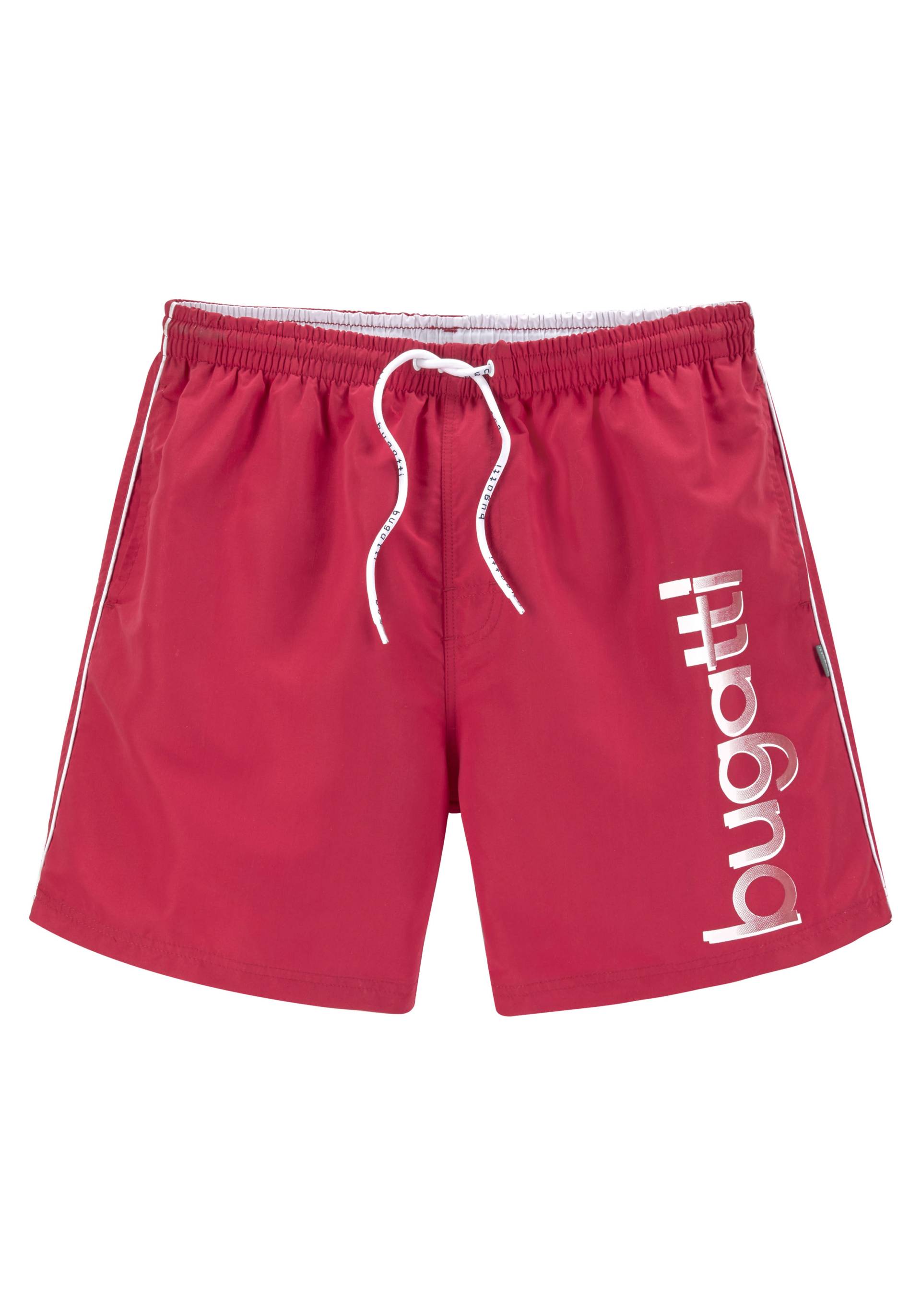 bugatti Badeshorts »Giovanni«, mit grossem Logoprint auf dem linken Bein von bugatti