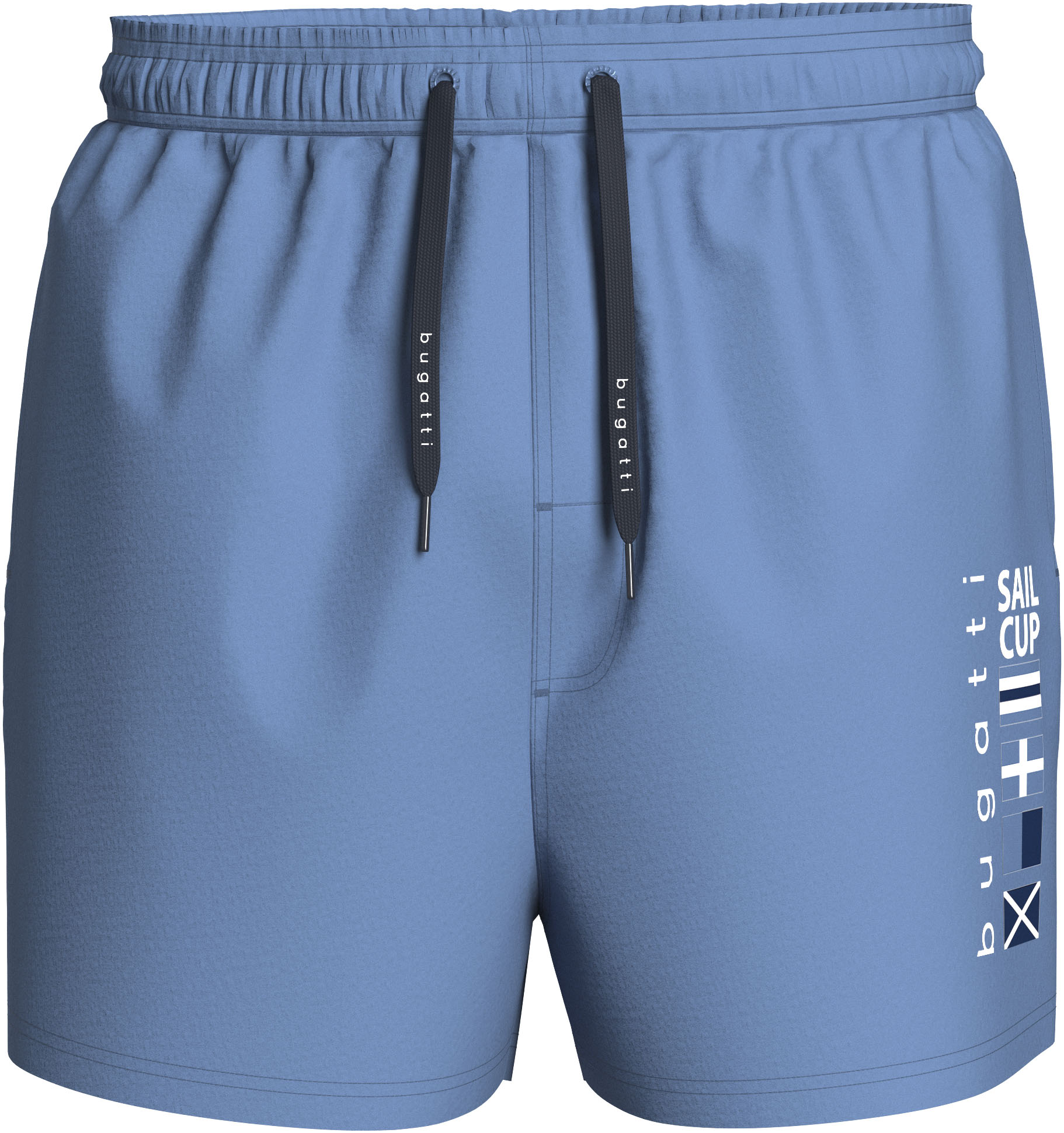 bugatti Badeshorts, mit Markenprägung an den Kordeln von bugatti