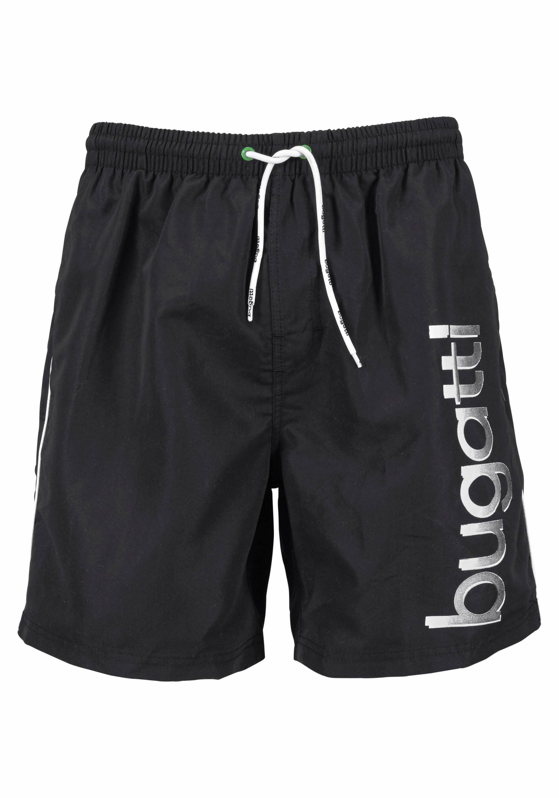 bugatti Badeshorts »Giovanni«, mit grossem Logoprint auf dem linken Bein von bugatti