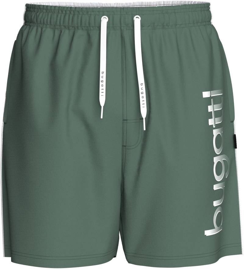 bugatti Badeshorts »Giovanni«, mit grossem Logoprint auf dem linken Bein von bugatti