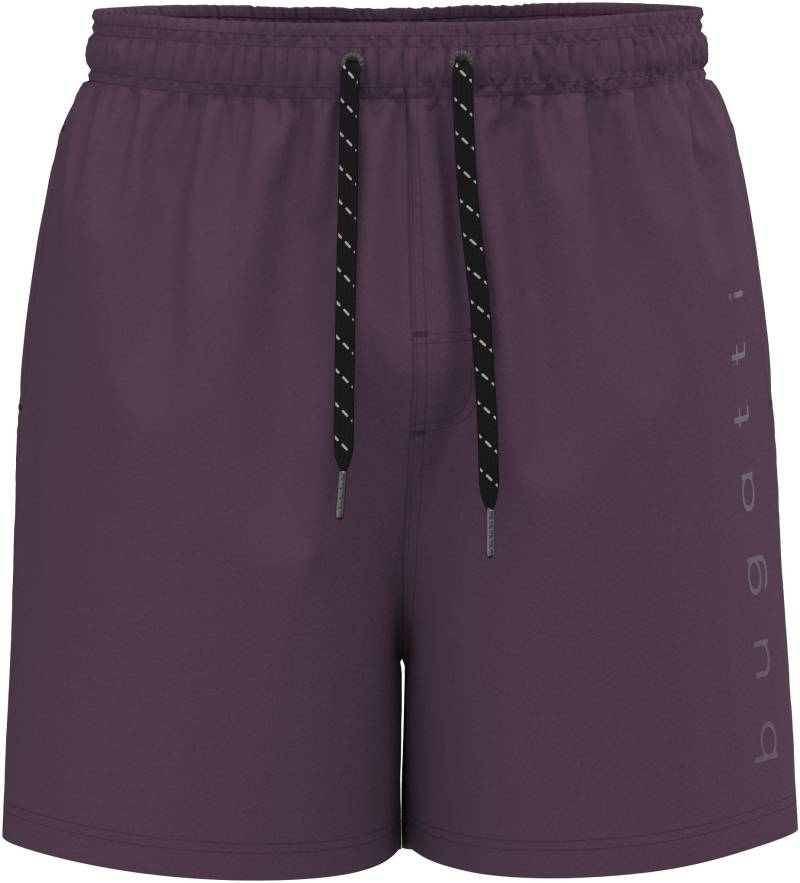 bugatti Badeshorts »Ramon«, Tonal reflektiv Logoprint auf dem linken Bein von bugatti