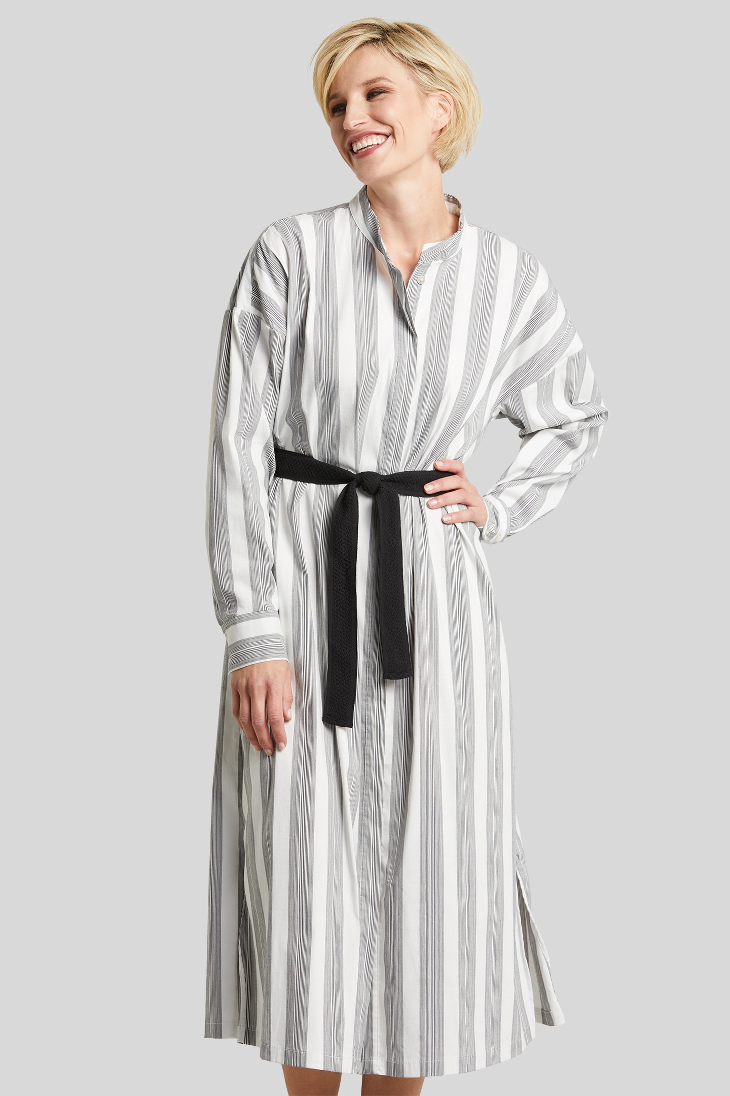 bugatti Hemdblusenkleid, aus einer elastischen Baumwollware von bugatti
